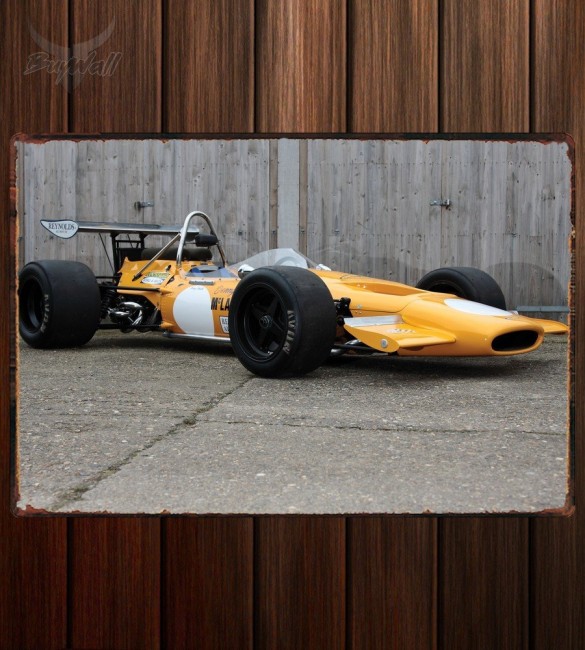 Металлическая табличка McLaren M14A Металлическая табличка McLaren M14A